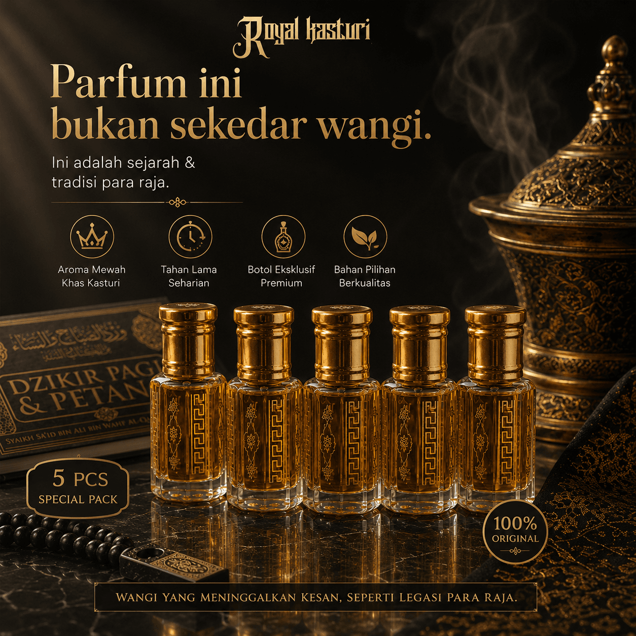 Royal Kasturi — parfum yang bukan sekedar wangi