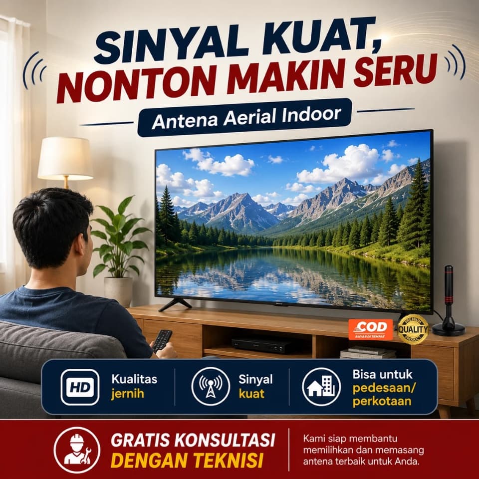 Siaran TV Jernih Sampai Pelosok — Tanpa Panjat Genteng, Tanpa Semut di Layar