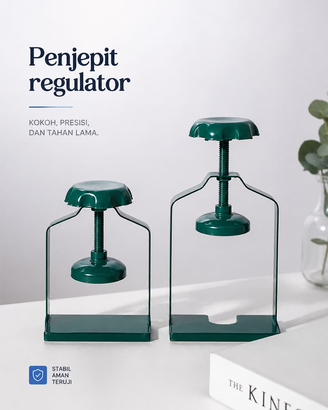 Penjepit regulator gas berbahan besi