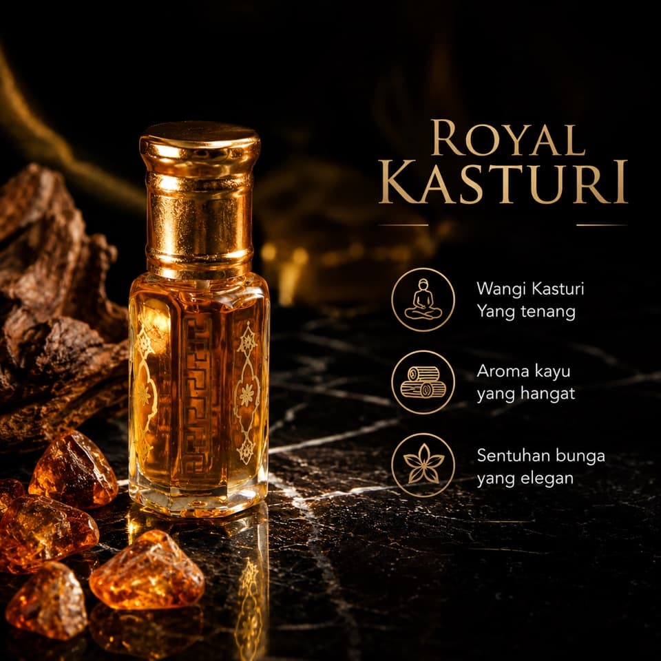 Wangi Kasturi yang Menenangkan, Menemani Sepanjang Hari