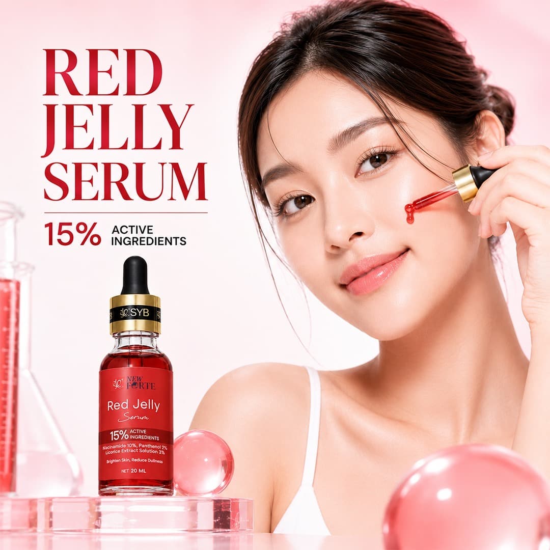 Cara pakai Red Jelly Serum